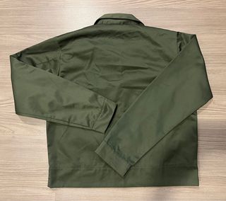 Vintage Jacket วินเทจแจ๊คเก็ตสีเขียวเข้ม (M)-1