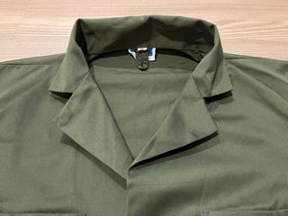 Vintage Jacket วินเทจแจ๊คเก็ตสีเขียวเข้ม (M)-2