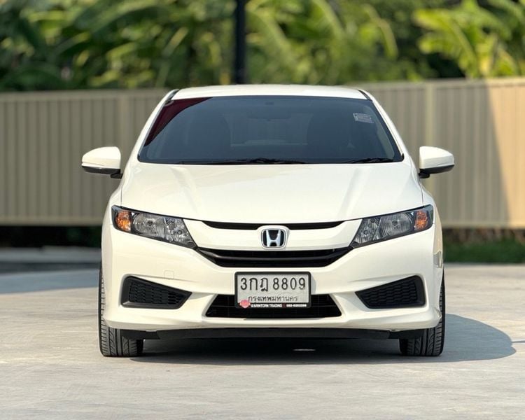 Honda City 2014 1.5 S i-VTEC Sedan เบนซิน ไม่ติดแก๊ส เกียร์อัตโนมัติ ขาว รูปที่ 2