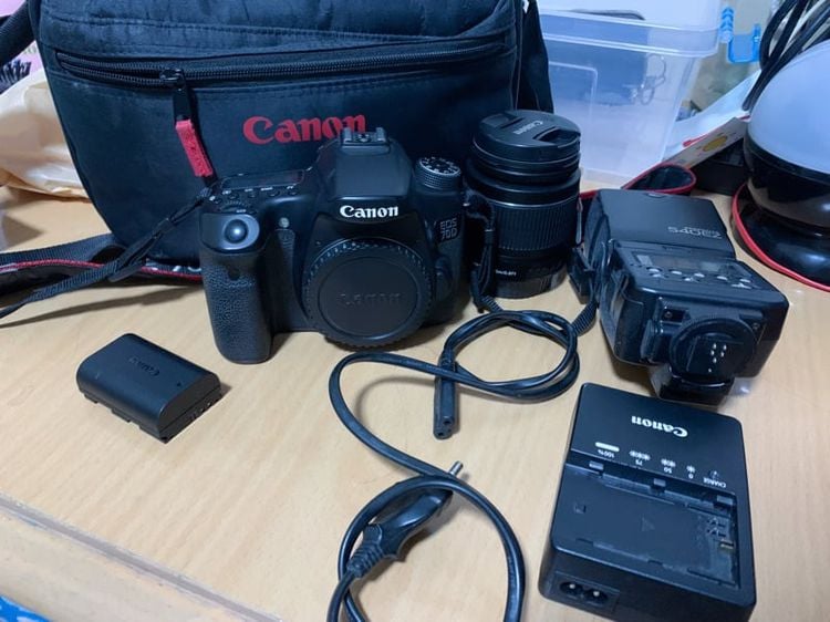 กล้อง DSLR ไม่กันน้ำ CANON 70D Lens 18-55 F3.5