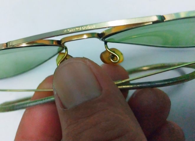 แว่นตา ALGHA DUBAR 12K GF Frame made in England. รูปที่ 6