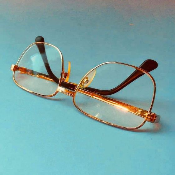กรอบแว่นตาวินเทจ HOYA ไทเทเนี่ยม ชุบทองไมครอน รูปที่ 7