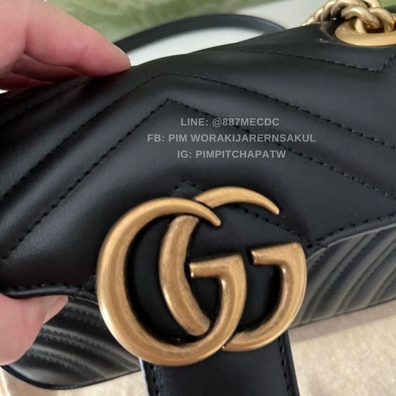 Used Once Gucci Marmont Small Size 22 อปก ครบ (ไม่มีใบเสร็จ) ปี 2022 รูปที่ 9