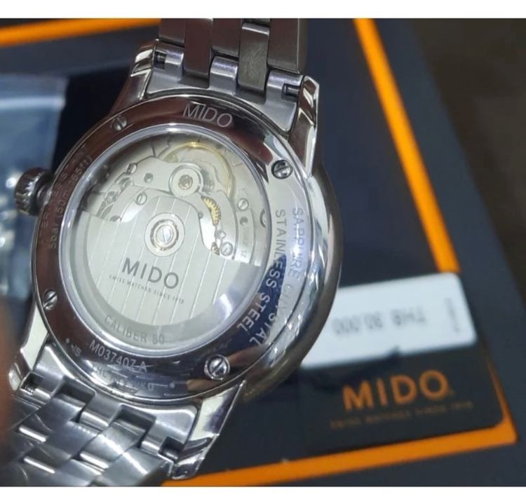 นาฬิกา MIDO Automstic รุ่น CALIBER80 สภาพนางฟ้า พร้อมสาย หนัง ยังไม่เคย ใช้งาน รับประกัน ศูนย์ 2 ปี รูปที่ 2