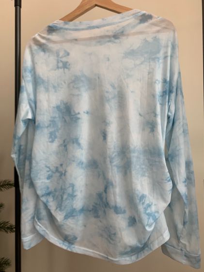 เสื้อซีทรู Unisex รายท้องฟ้า สีฟ้าขาว ใส Free Size (ส่งฟรีทั่วไทย) รูปที่ 5