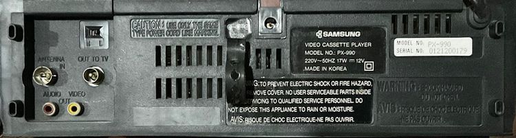 ขายแค่ 550 เครื่องเล่นวีดีโอ Samsung VHS Quick Start สภาพใหม่เลย รูปที่ 4