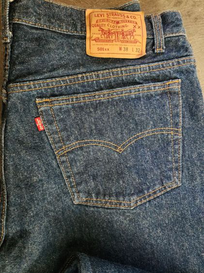 Vintage Levi’s 501XX Button Fly Denim Jeans 🇺🇲Made in USA. รูปที่ 10
