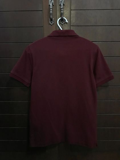 Burberry Brit Embroidered Logo Burgundy Polo XS 4061237 รูปที่ 2