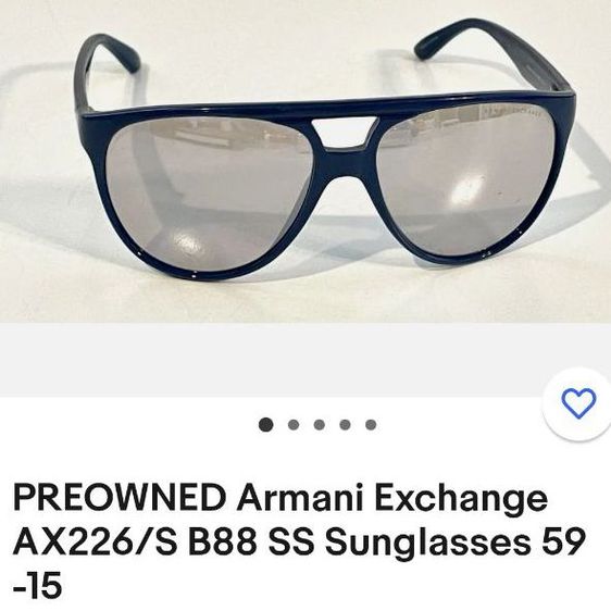 แว่นตากันแดด​ Armani​ มือ​ 2​ ของแท้ รูปที่ 11