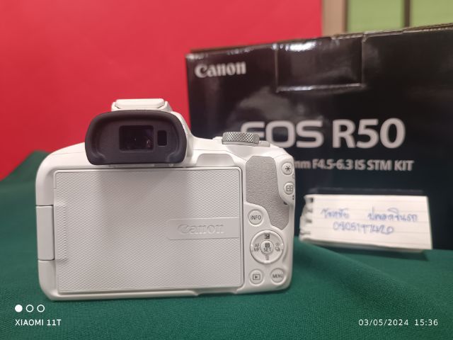 กล้อง canon EOS R50 สีขาว รวม เลนส์คิท 18-45mm รูปที่ 3