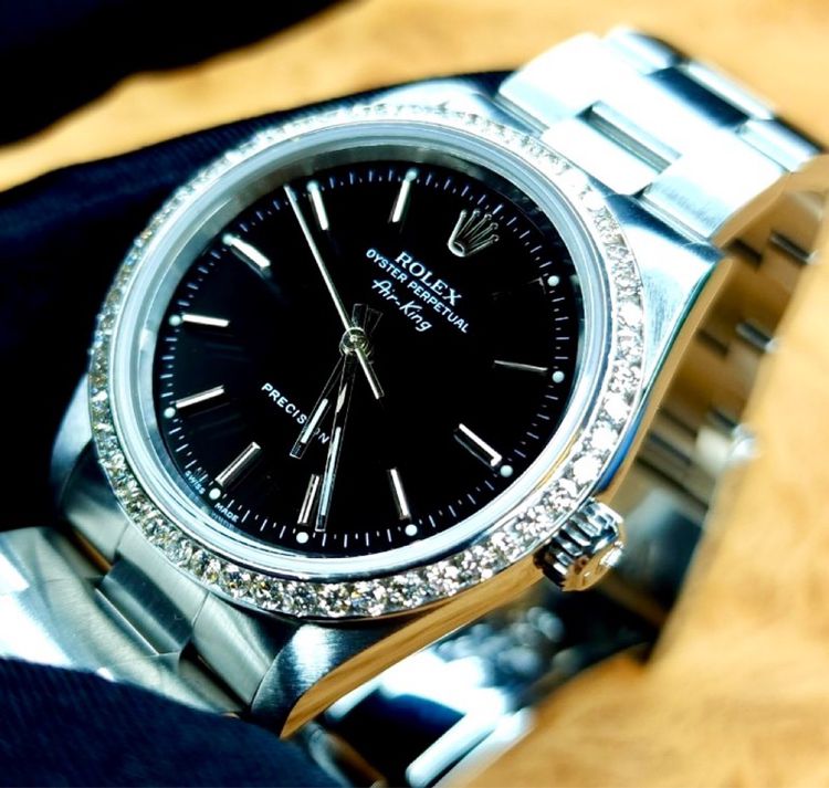 Rolex oyster perpetual Airking 14000 รูปที่ 4