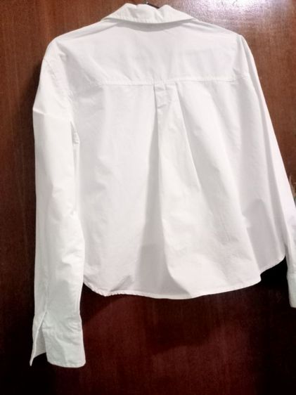 Jaspal white shirt size XS อก 38 ยาว 17 หน้า 20 หลัง แขนยาว 21 ไหล่กว้าง 6 นิ้ว เสื้อผู้หญิงคอปก แขนยาว มีกระเป๋าที่อกซ้าย กระดุมหน้า รูปที่ 9