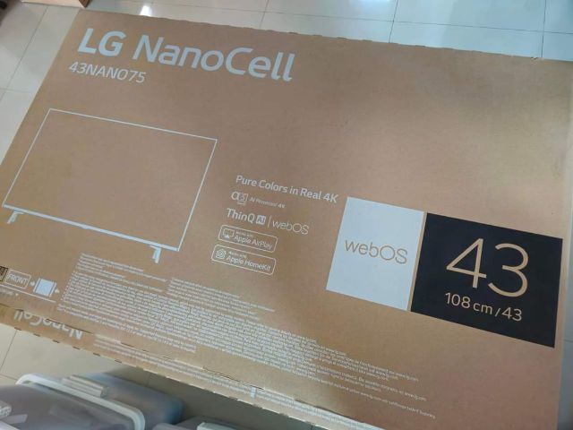 LG NanoCell UHD LED (43", 4K, Smart) su 43NANO75SQA.ATM
มือหนึ่งยังไม่แกะกล่องประกันศูนย์ รูปที่ 2