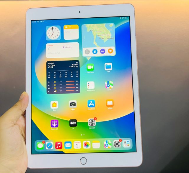 iPad Gen8 128GB สีทอง 
ใช้Wifi เครื่องศูนย์ICare   รูปที่ 3