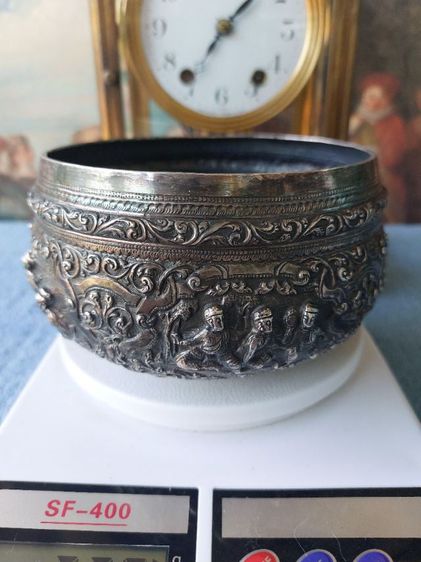  Vintage Burmese silver bowl รูปที่ 10