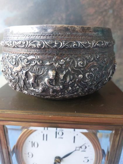  Vintage Burmese silver bowl รูปที่ 5