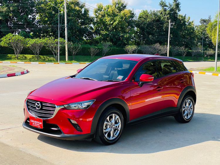 Mazda CX-3 2019 2.0 C Sedan เบนซิน ไม่ติดแก๊ส เกียร์อัตโนมัติ แดง รูปที่ 3