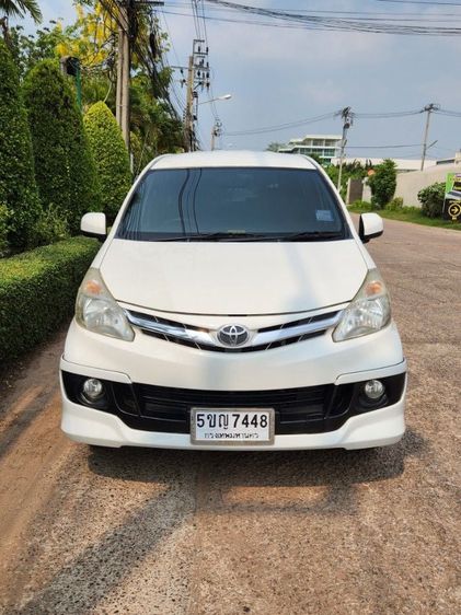 Toyota Avanza 2014 1.5 G Van เบนซิน ไม่ติดแก๊ส เกียร์อัตโนมัติ ขาว