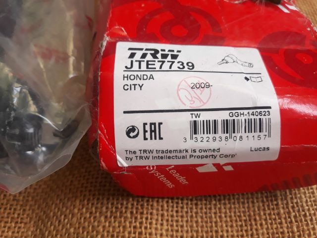 TRW ลูกหมากคันชัก Honda City JTE7739 ของใหม่ ส่งลงทะเบียนฟรี รูปที่ 2