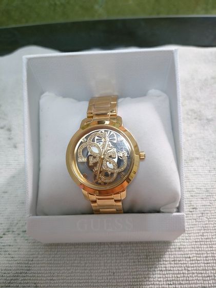 GUESS นาฬิกาข้อมือรุ่น QUATTRO CLEAR GW0300L2 สีทอง