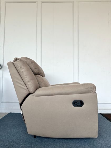เก้าอี้อาร์มแชร์ แบรนด์ CUSHY เบาะผ้าสีเบจ รูปที่ 6
