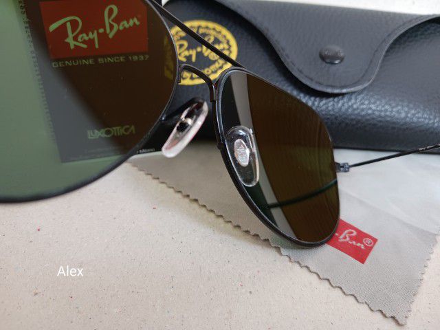 แว่นตามือสอง Ray-Ban Aviator Black  รูปที่ 7