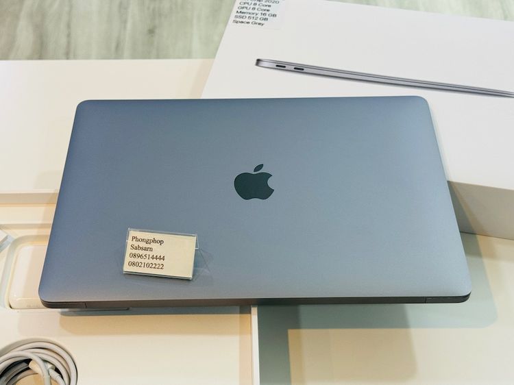 Macbook Air M1 สี Space Gray สภาพใหม่ ศูนย์ไทย ครบยกกล่อง  29900 บาท รูปที่ 3