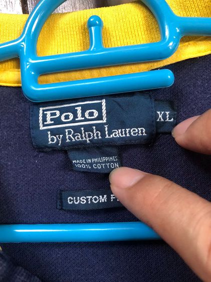 Polo Ralph Lauren กรมเหลือง ปักม้าเล็ก เบอร์ 2 รูปที่ 4