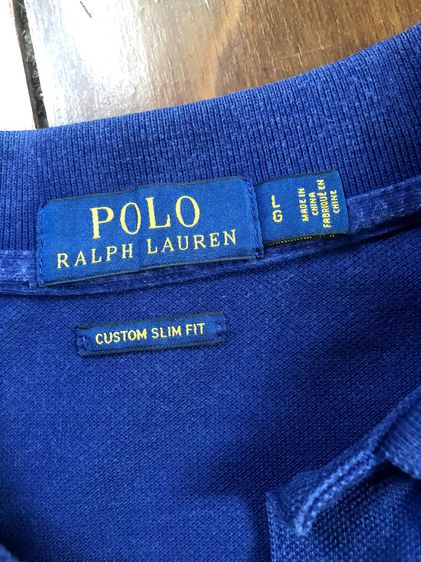 Polo Ralph Lauren น้่ำเงิน ม้าเหลืองอ่อน รูปที่ 4