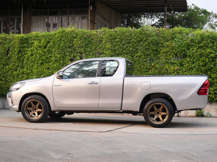 Toyota Hilux Revo 2015 2.4 E Pickup ดีเซล ไม่ติดแก๊ส เกียร์ธรรมดา เทา รูปที่ 4