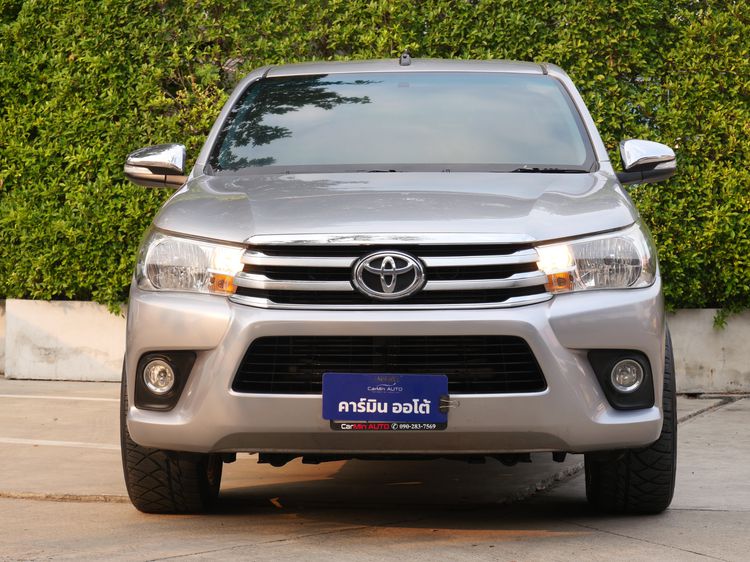 Toyota Hilux Revo 2015 2.4 E Pickup ดีเซล ไม่ติดแก๊ส เกียร์ธรรมดา เทา รูปที่ 2