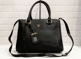 กระเป๋าสะพาย Prada saffiano leather bag-0