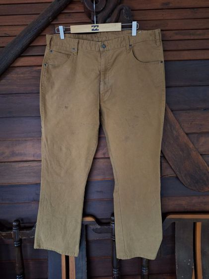 กางเกง Dickies D.G เอว38 มีคราบเปื้อนตามภาพ สภาพดีผ้ายังแข็ง ราคา900บาท รูปที่ 3