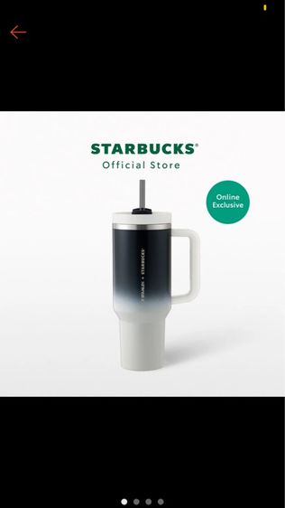 Starbucks Stainless Steel Stanley Gradient Black White Cold Cup 40oz. ทัมเบลอร์สตาร์บัคส์ ขนาด 40ออนซ์  รบกวนอ่านรายละเอียดด้านล่าง รูปที่ 3