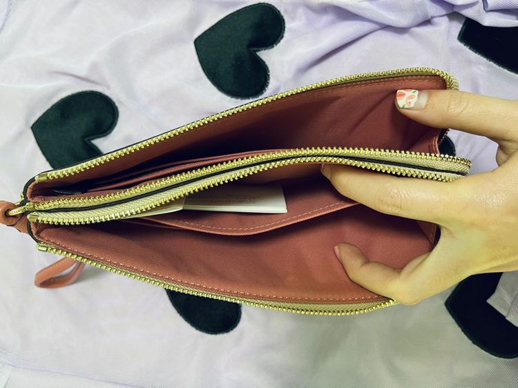 กระเป๋าเงิน Coach Double zip wallet  รูปที่ 3