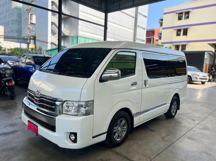 Toyota Ventury 2018 3.0 G Van ดีเซล ไม่ติดแก๊ส เกียร์อัตโนมัติ ขาว รูปที่ 2