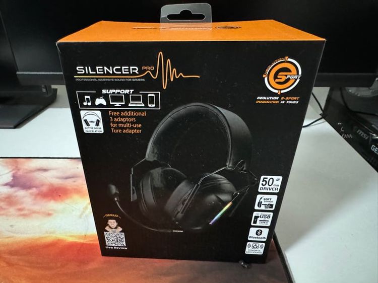 หูฟัง ลำโพง ไมโครโฟน หูฟังเกมมิ่ง Neolution E-Sport รุ่น Silencer