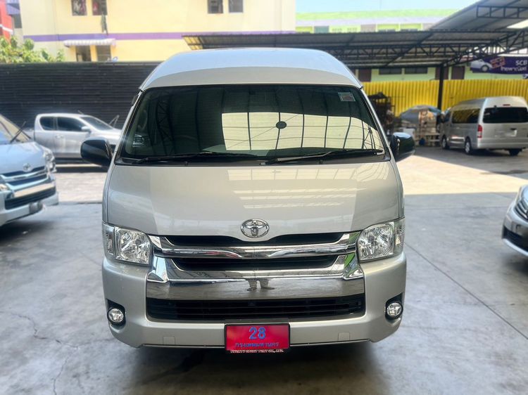 Toyota Commuter 2019 3.0 Van ดีเซล ไม่ติดแก๊ส เกียร์อัตโนมัติ บรอนซ์เงิน รูปที่ 3
