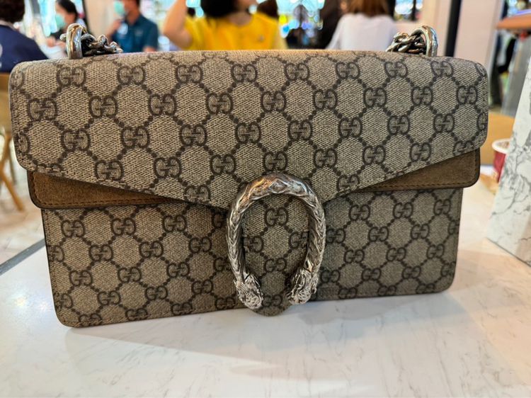 กระเป๋า แบรนด์ Gucci แท้ มีถุงกับการ์ด รูปที่ 6