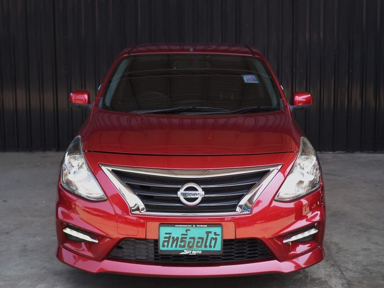 Nissan Almera 2018 1.2 E Sportech Sedan เบนซิน ไม่ติดแก๊ส เกียร์อัตโนมัติ แดง รูปที่ 2