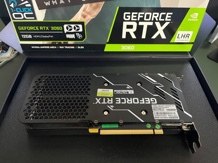 การ์ดจอ GALAX RTX 3060 1-CLICK  OC 12GB DDR6 มือสอง รูปที่ 4