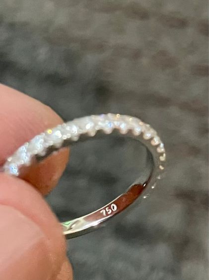 แหวนเพชร ทองคำขาว18k 