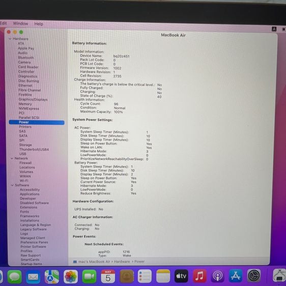 MacBook Air M1, 2020 (13.3", Ram 8GB, 256GB, Silver) รูปที่ 15