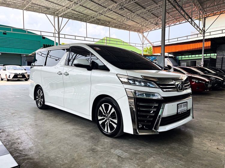 Toyota Vellfire 2019 2.4 Z G Edition Van เบนซิน ไม่ติดแก๊ส เกียร์อัตโนมัติ ขาว