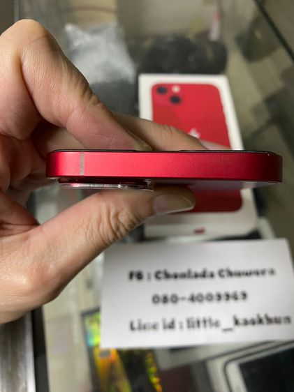 Iphone 13 128Gb Red แบต 88 สภาพดี ครบยกกล่อง (นิคมลำพูน) รูปที่ 2
