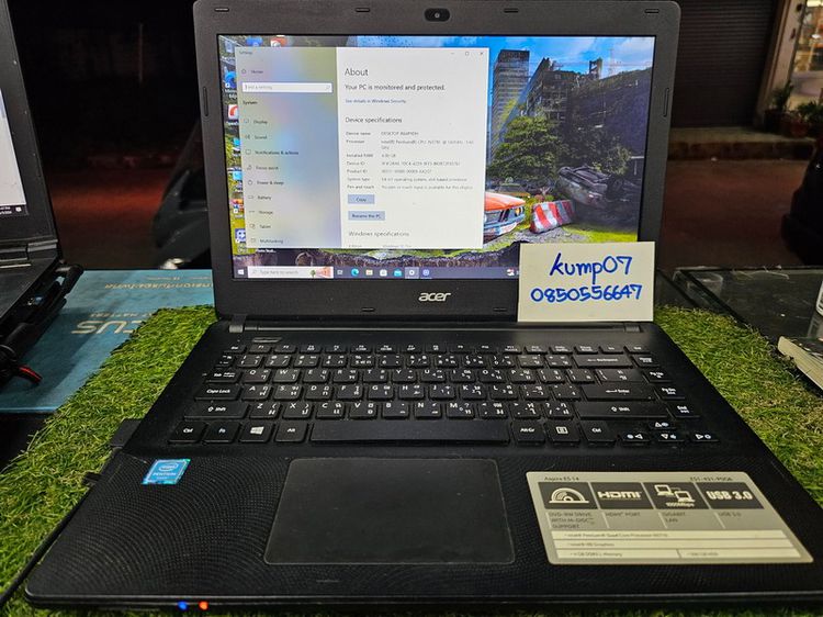 ขาย Notebook Acer Aspire ES1-431 Pentium N3710 RAM 4 HDD 500 มือ2 สภาพดี 2500 บาท ครับ รูปที่ 10