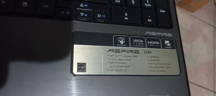 จอใหญ่ ACER notebook Aspire5741 intel Core i5-M 460 CPU 2.53 GHz. กล้องชัด ขาย 1590 บาท  รูปที่ 16