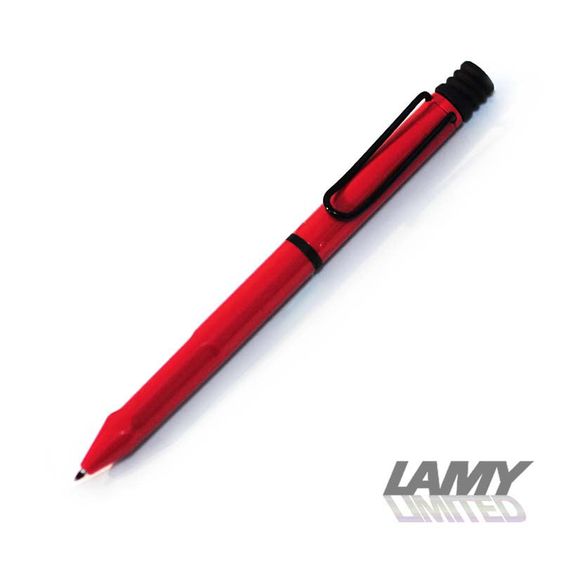 ปากกาดีไซน์/ผู้บริหาร Lamy Safari Twin Pens Red Rot With Black clip