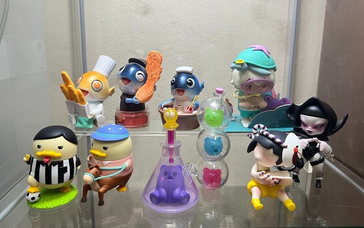 โมเดล Art toy กล่องสุ่มหลายซีรีย์ Duckoo, Biggie fish - Shinwoo - Suvii - Aggie
