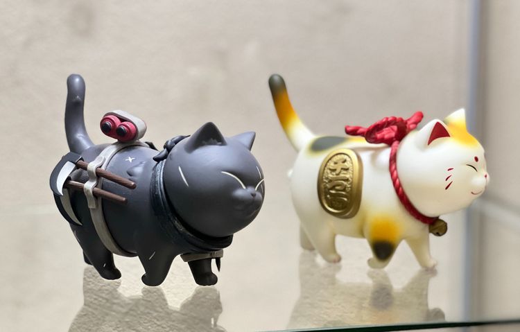 Art toy กล่องสุ่มแมว Cat bell - Actoys ขายเหมา 4 ตัว รูปที่ 5